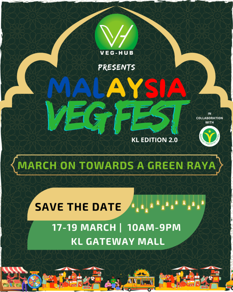 VH Veg Fest Green Raya Poster